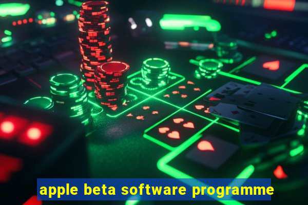 apple beta software programme